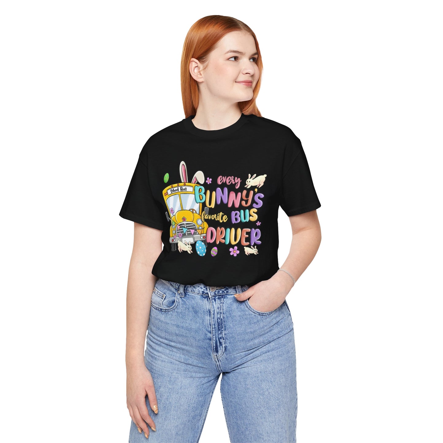 Every Bunny's Favorite Bus Driver Unisex Tee - Fun Easter T-Shirt for Kids and Adults