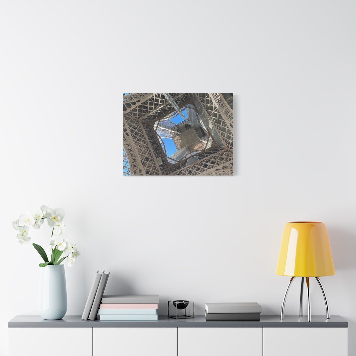 Eiffel Tower Canvas Art Print - Unique Architectural Home Decor