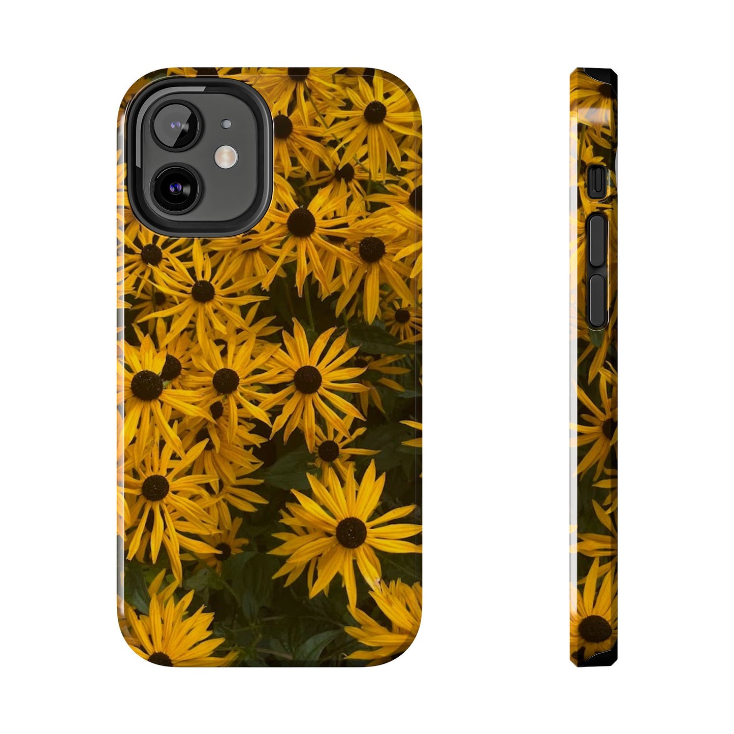 Vibrant Floral Tough Phone Case – Durable Protection with a Sunny Yellow Flower Design