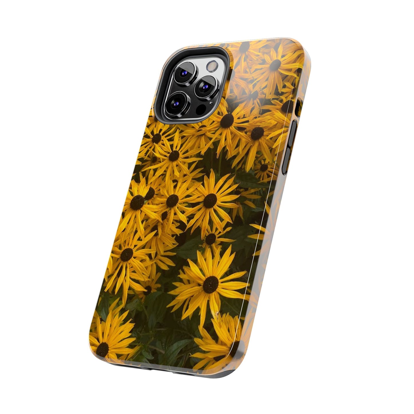 Vibrant Floral Tough Phone Case – Durable Protection with a Sunny Yellow Flower Design