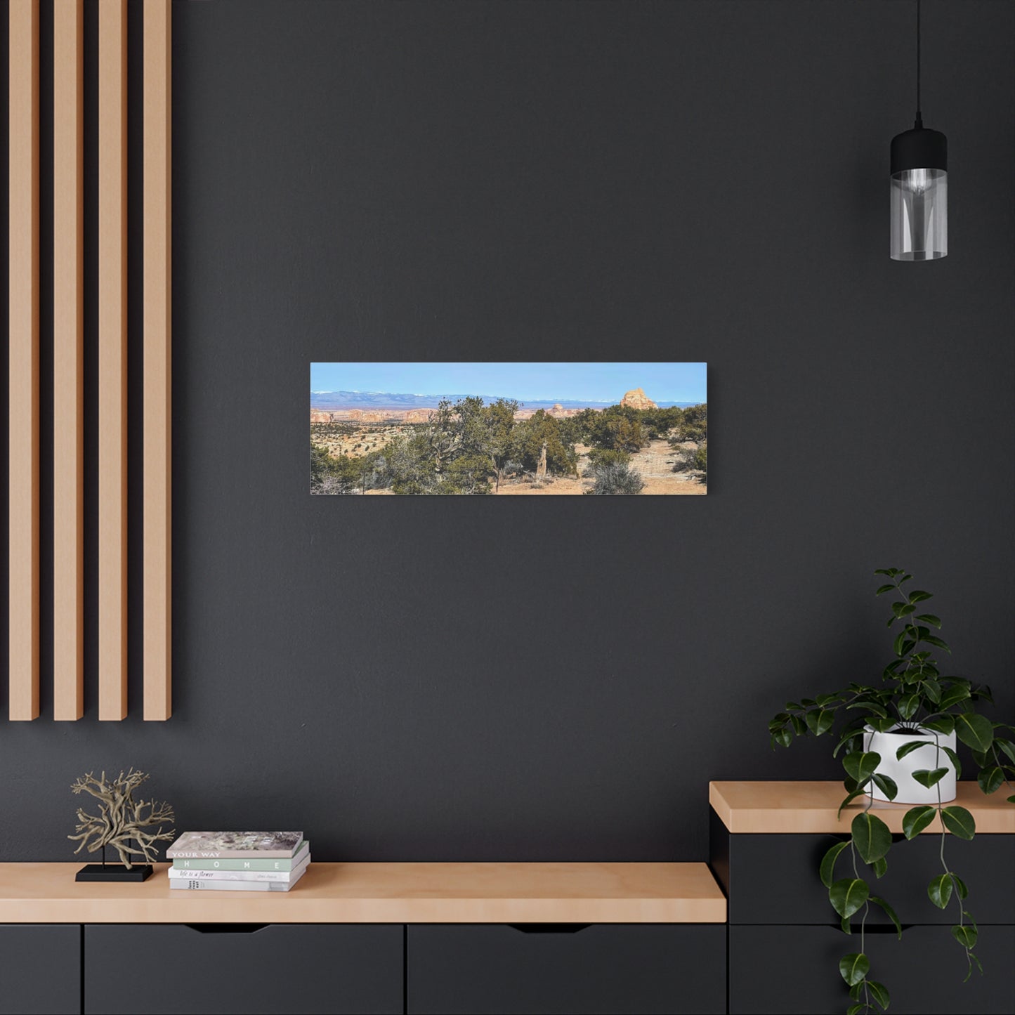 Desert Landscape Canvas Wall Art – 1.25" Matte Stretched Decor for Nature Lovers