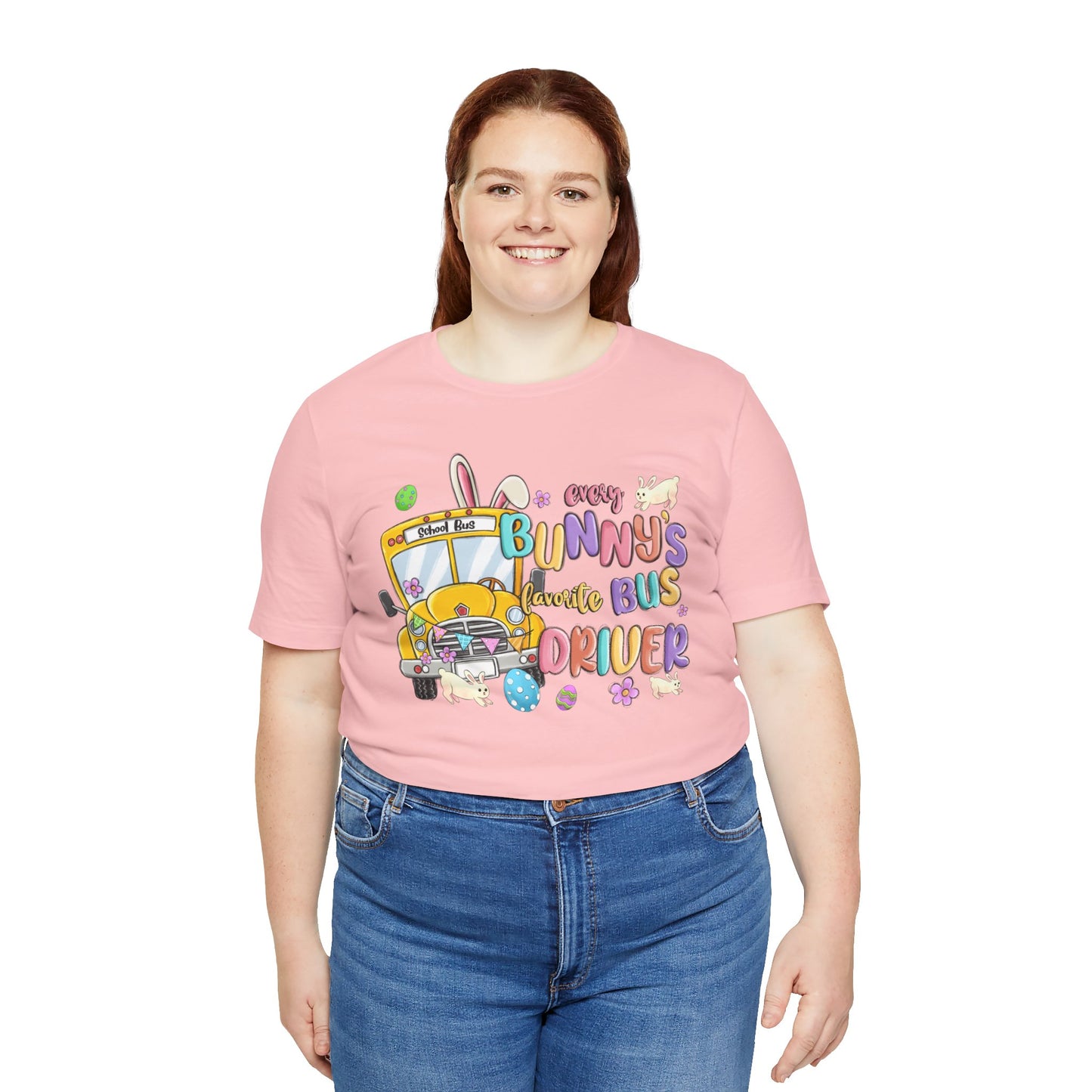 Every Bunny's Favorite Bus Driver Unisex Tee - Fun Easter T-Shirt for Kids and Adults