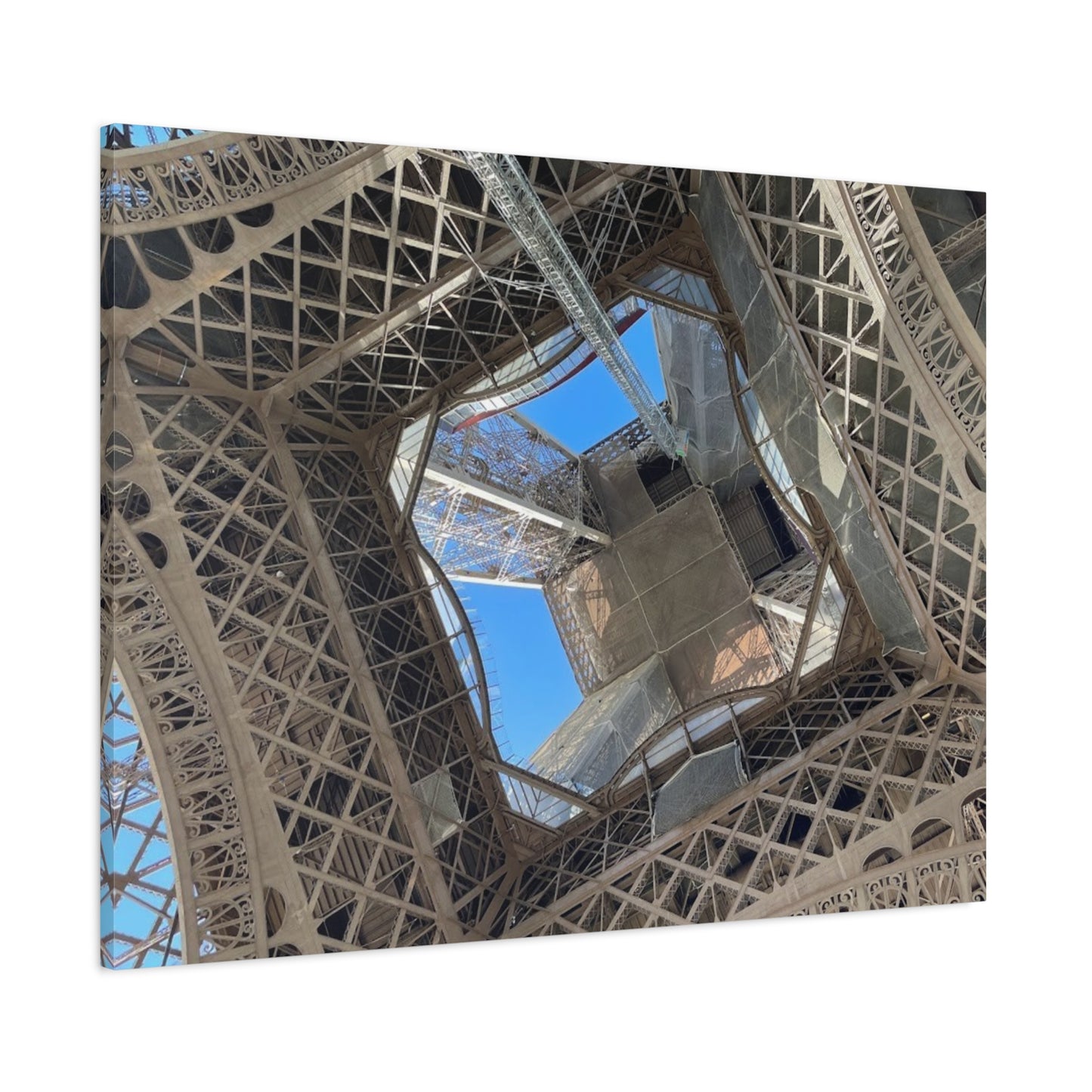 Eiffel Tower Canvas Art Print - Unique Architectural Home Decor
