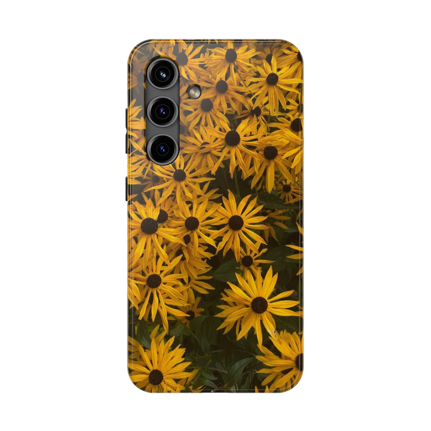 Vibrant Floral Tough Phone Case – Durable Protection with a Sunny Yellow Flower Design