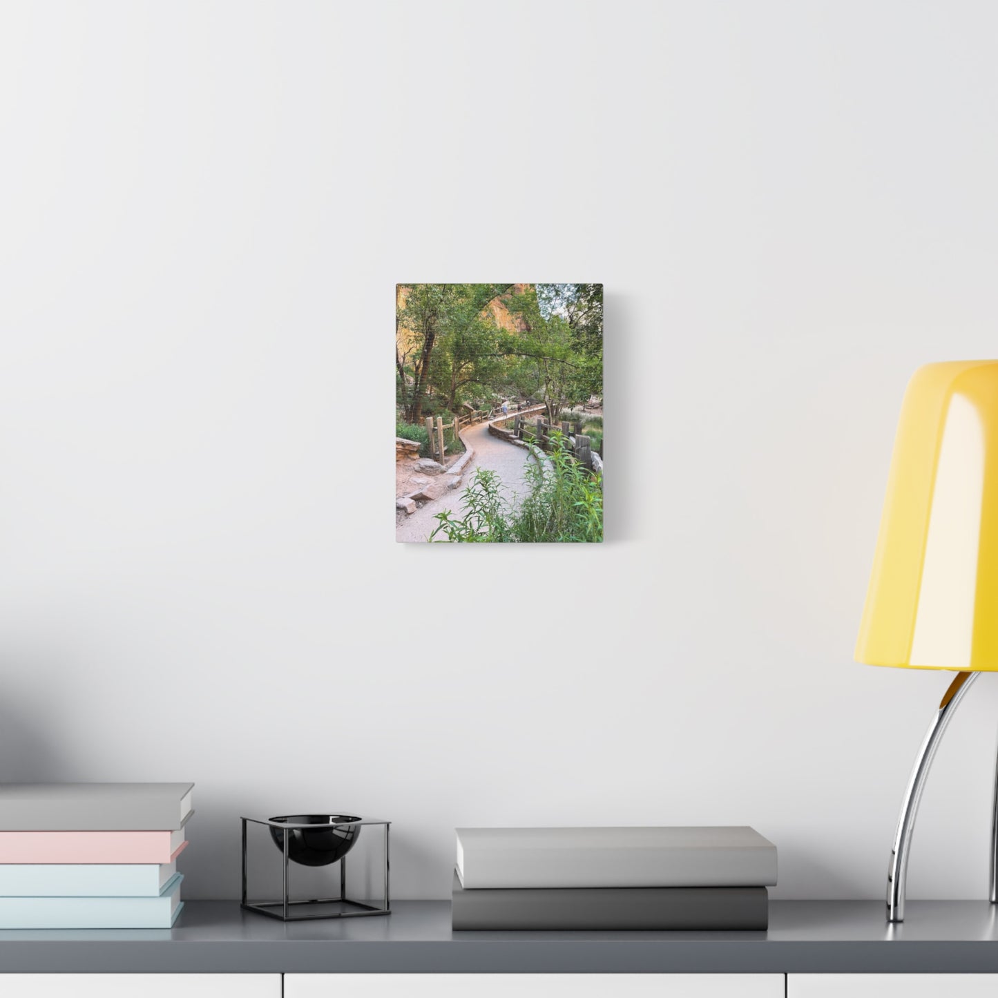 Nature Path Matte Canvas Wall Art - Scenic Landscape Decor