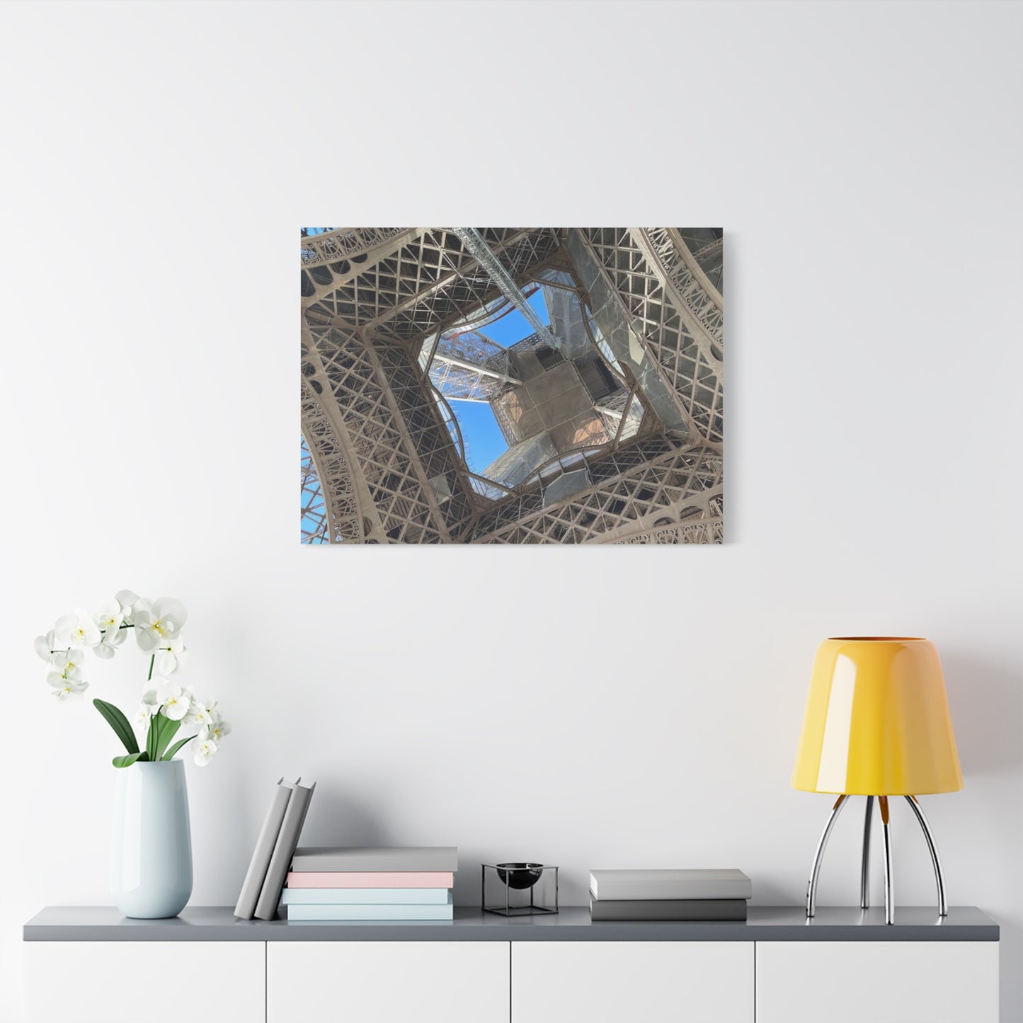 Eiffel Tower Canvas Art Print - Unique Architectural Home Decor