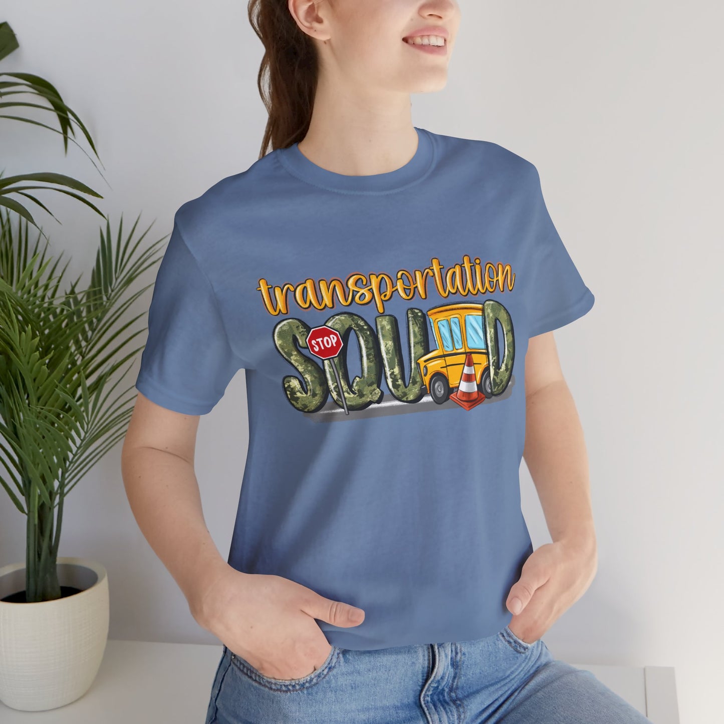 Funny Transportation Squad Unisex Jersey Tee