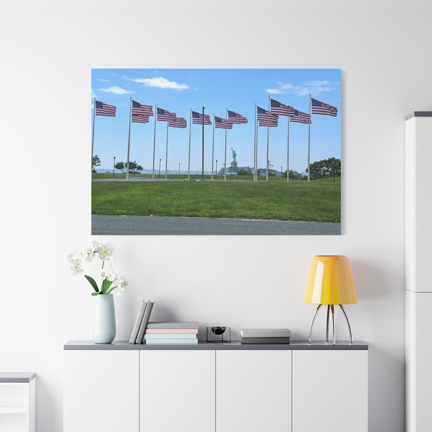Statue of Liberty Canvas Wall Art - Patriotic Decor