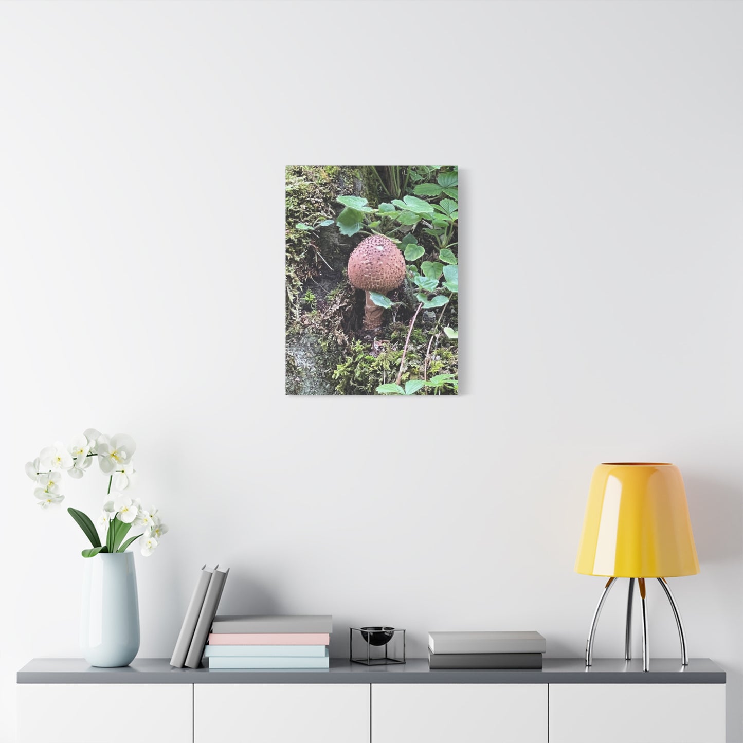 Nature-Inspired Mushroom Canvas Print - 1.25" Stretched Wall Art