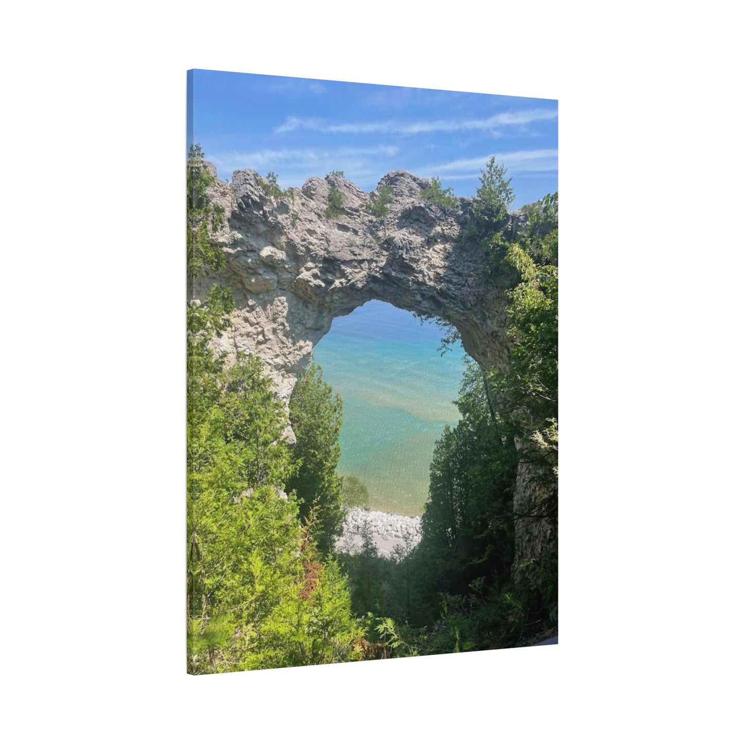Scenic Nature Canvas - Arch Rock Artwork