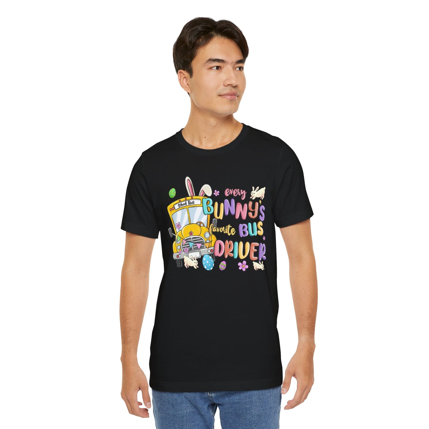 Every Bunny's Favorite Bus Driver Unisex Tee - Fun Easter T-Shirt for Kids and Adults