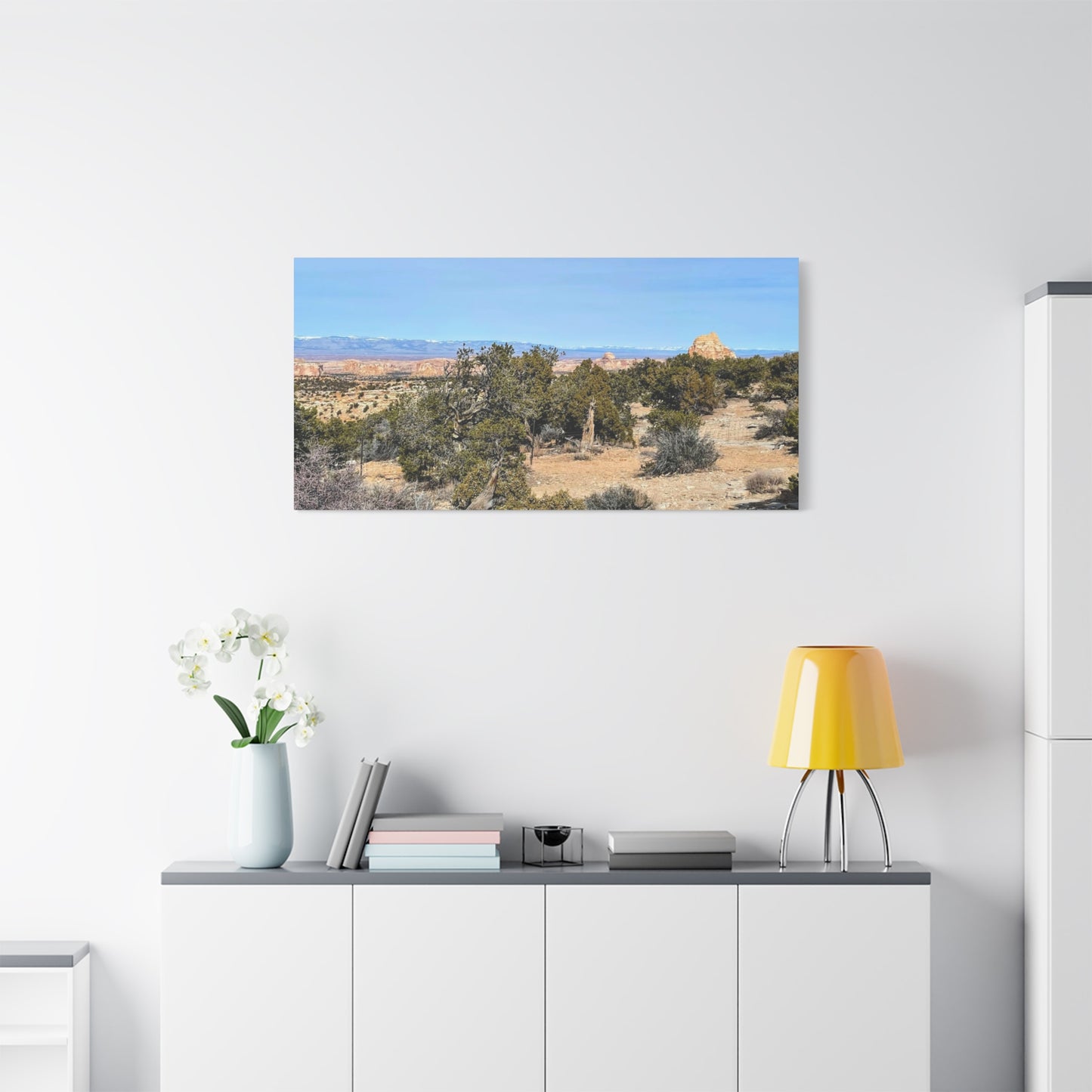 Desert Landscape Canvas Wall Art – 1.25" Matte Stretched Decor for Nature Lovers