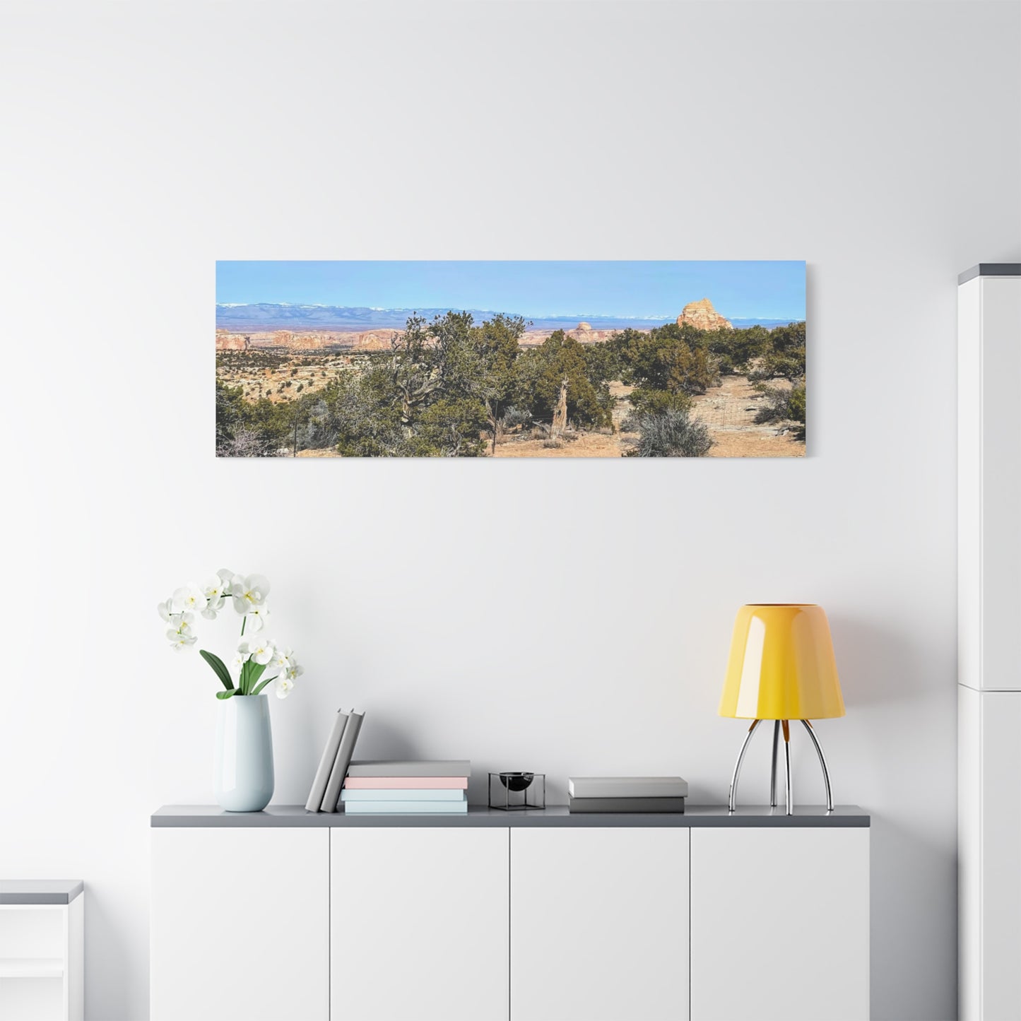 Desert Landscape Canvas Wall Art – 1.25" Matte Stretched Decor for Nature Lovers