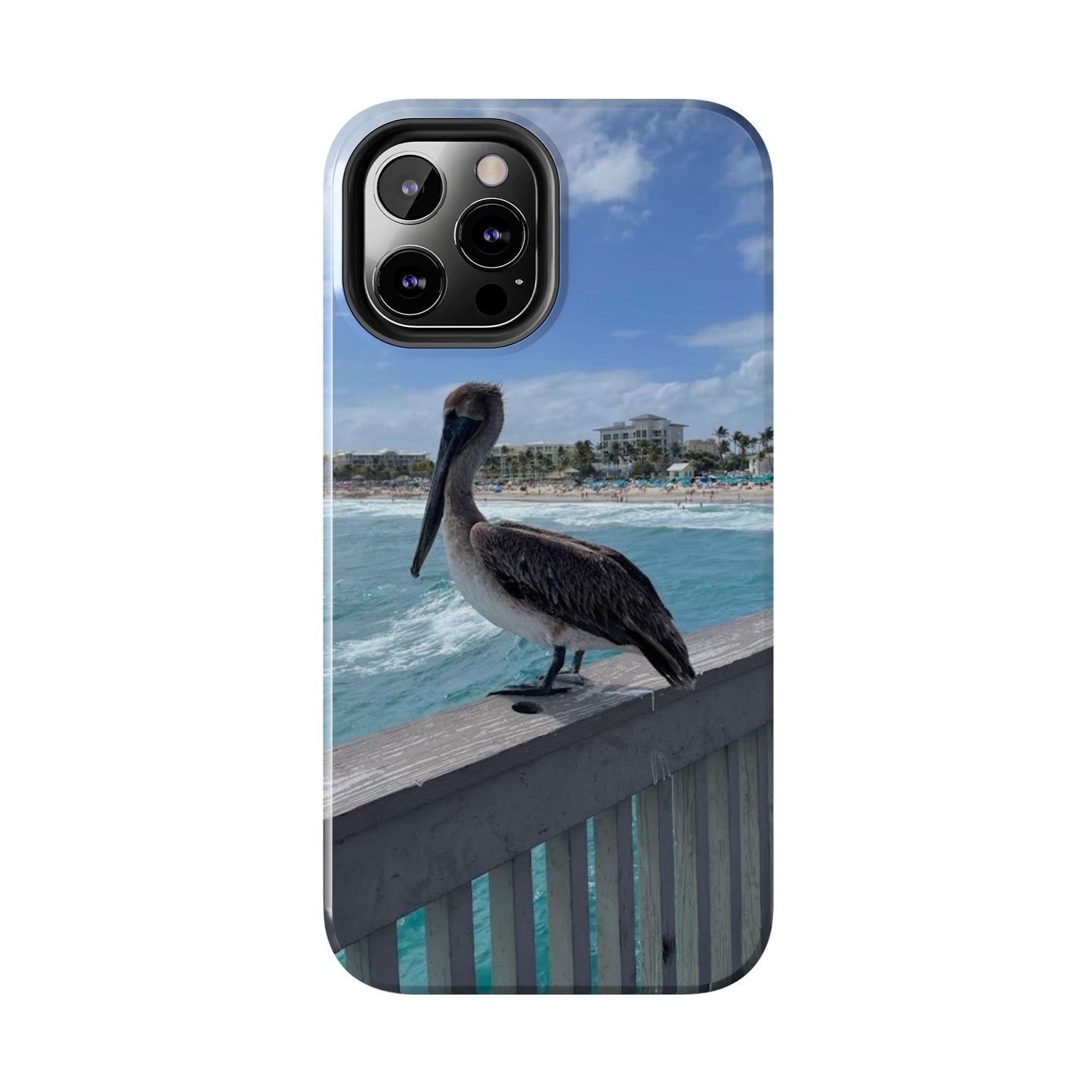 Coastal Pelican Tough Phone Cases - Durable Protection with Ocean Vibe