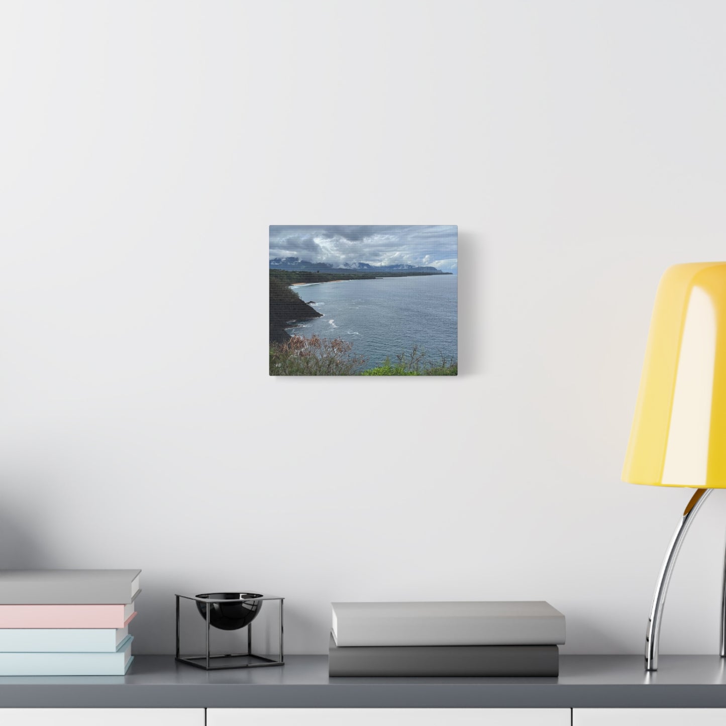Coastal Landscape Canvas Wall Art - Tranquil Ocean View
