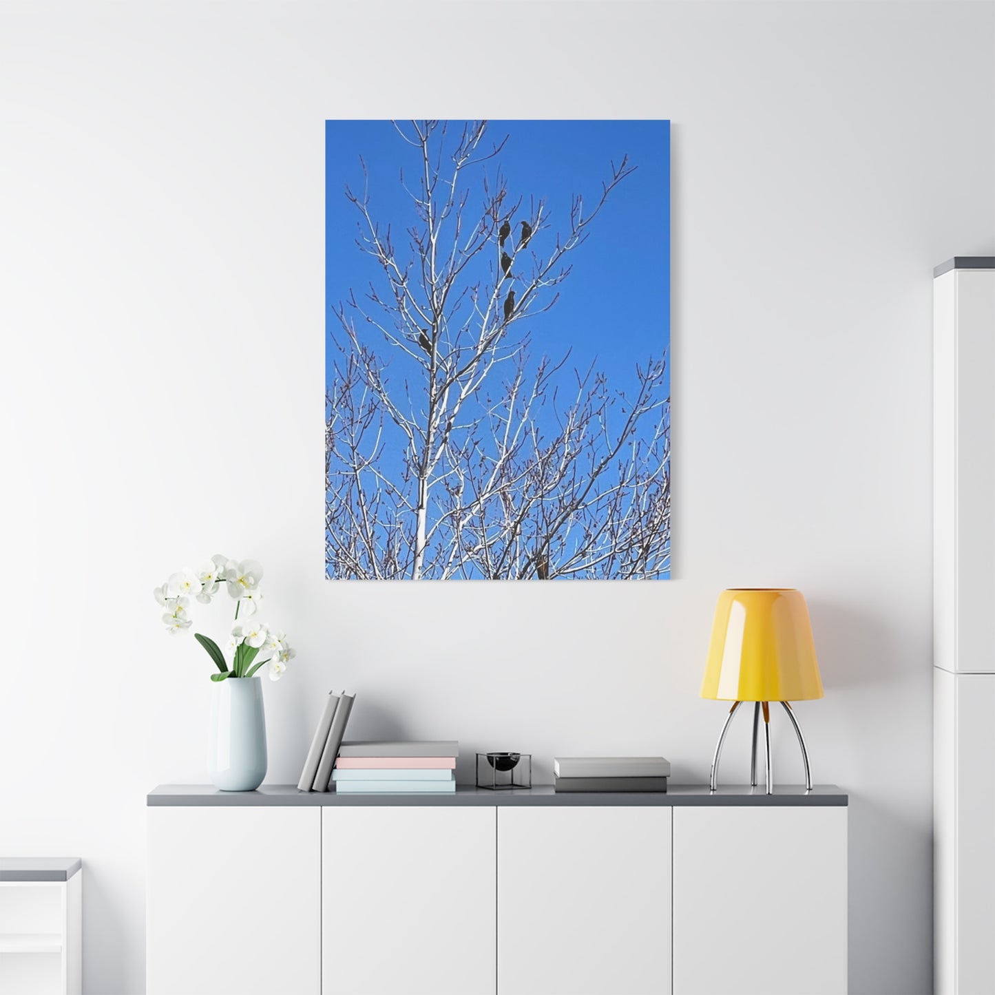 Serene Bird Canvas Wall Art - Tranquil Nature Decor for Home and Office