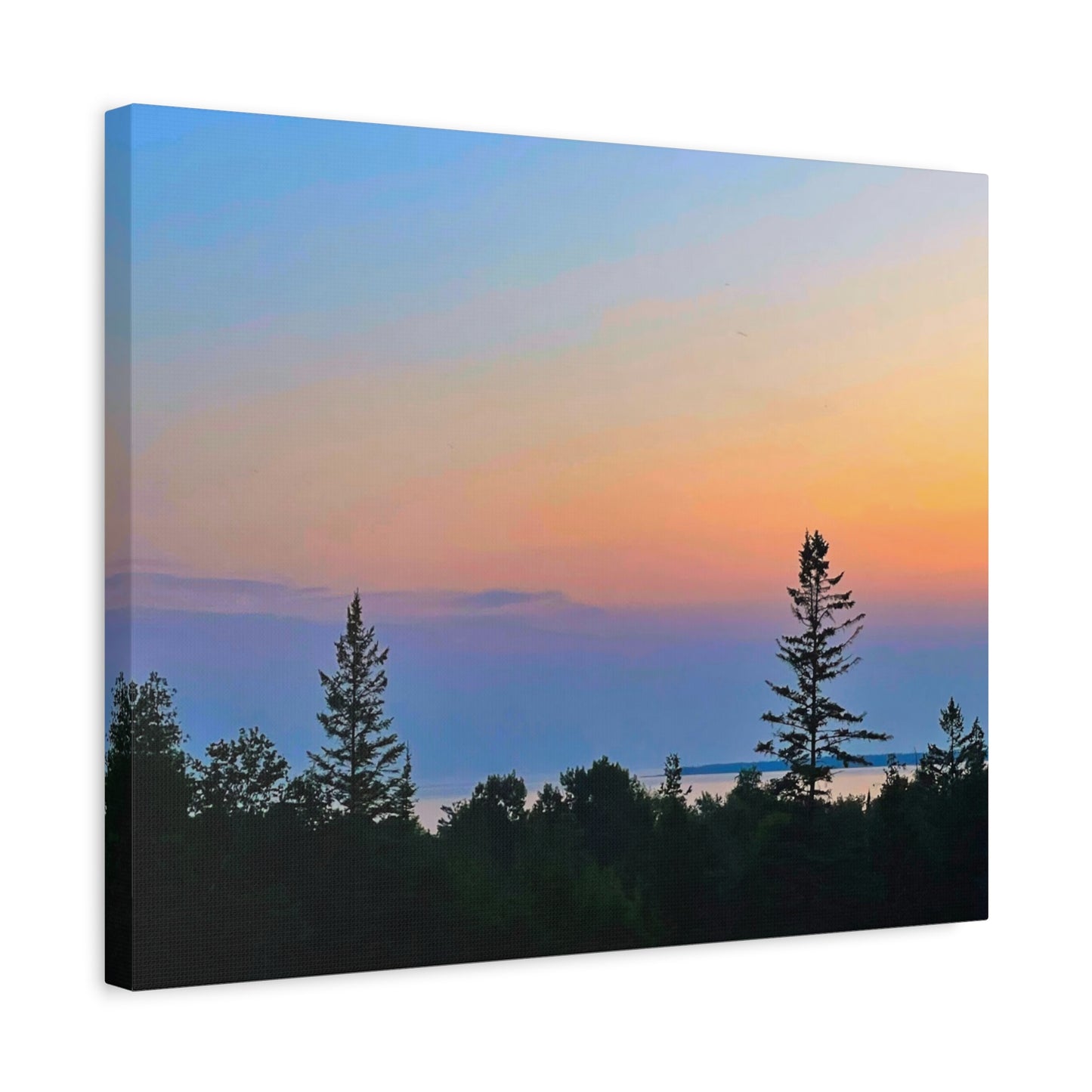 Serene Landscape Canvas Wall Art - Stretched Matte 1.25"