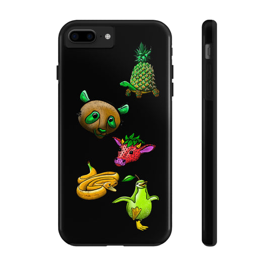 Colorful Animal Design Tough Phone Case - Unique Protection for Wildlife Lovers