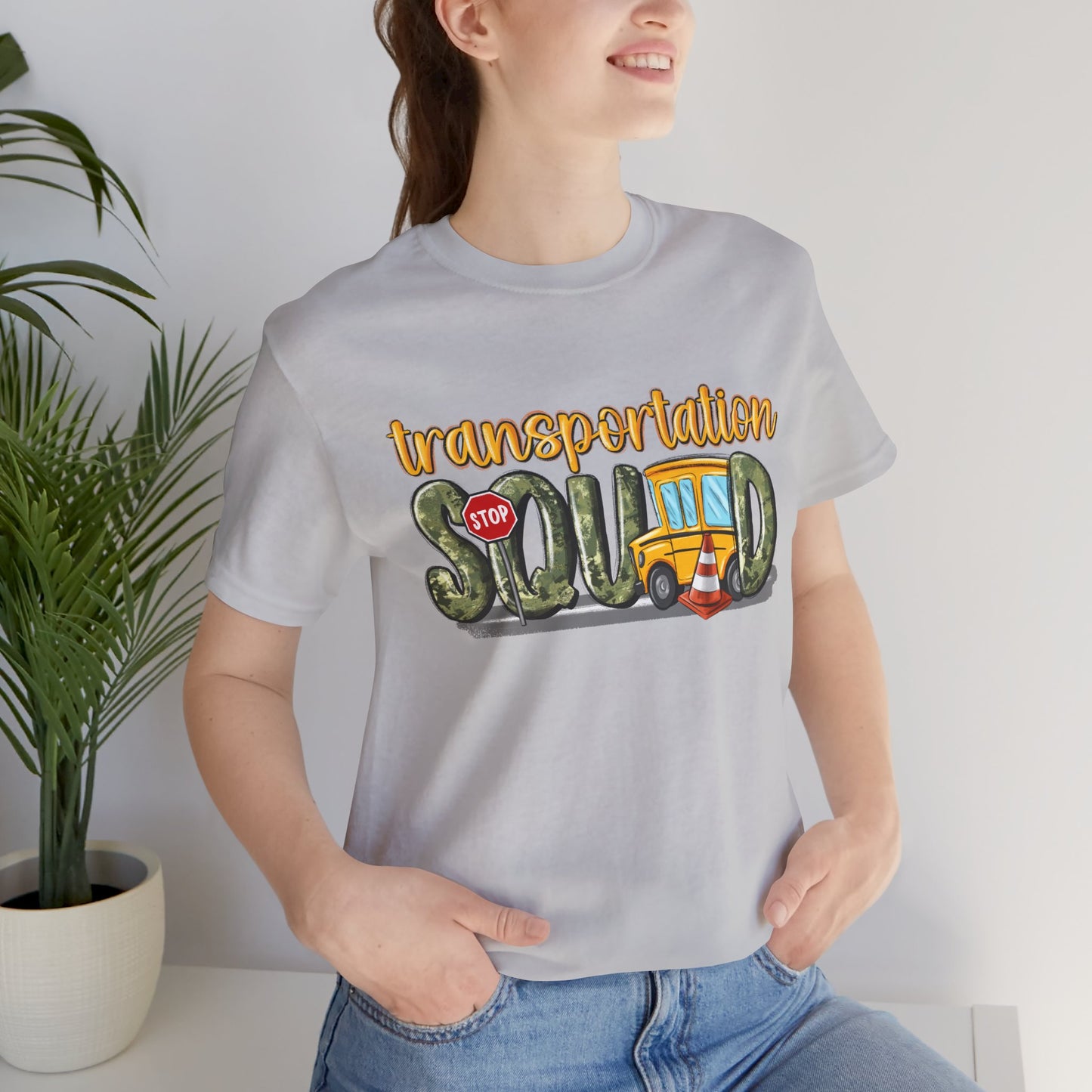 Funny Transportation Squad Unisex Jersey Tee