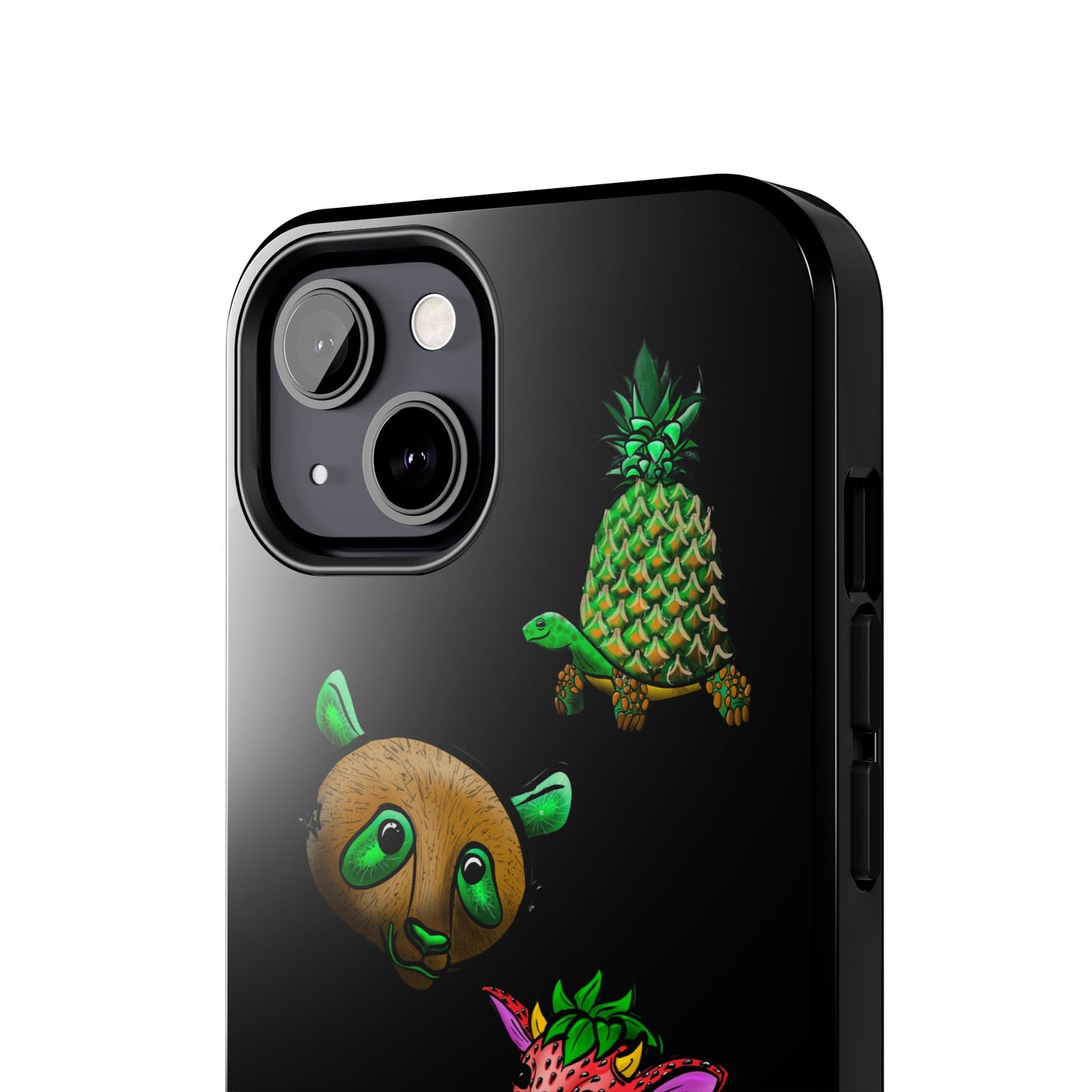 Colorful Animal Design Tough Phone Case - Unique Protection for Wildlife Lovers
