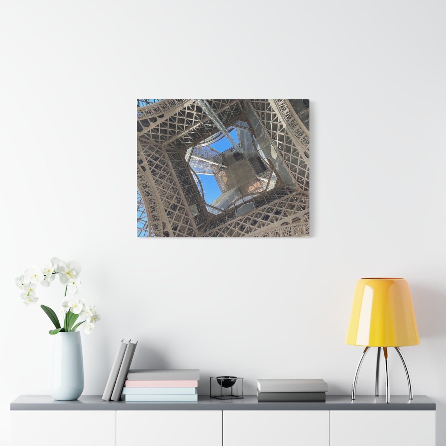 Eiffel Tower Canvas Art Print - Unique Architectural Home Decor
