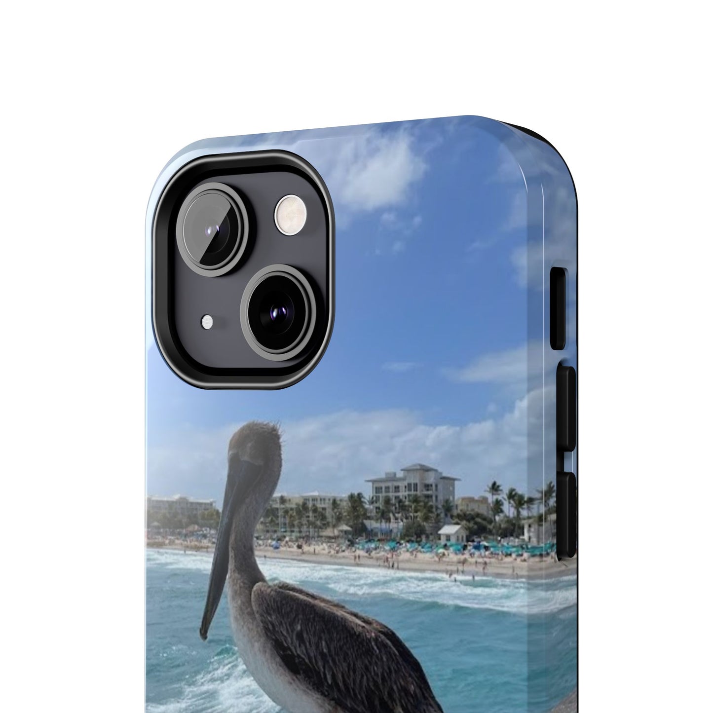 Coastal Pelican Tough Phone Cases - Durable Protection with Ocean Vibe