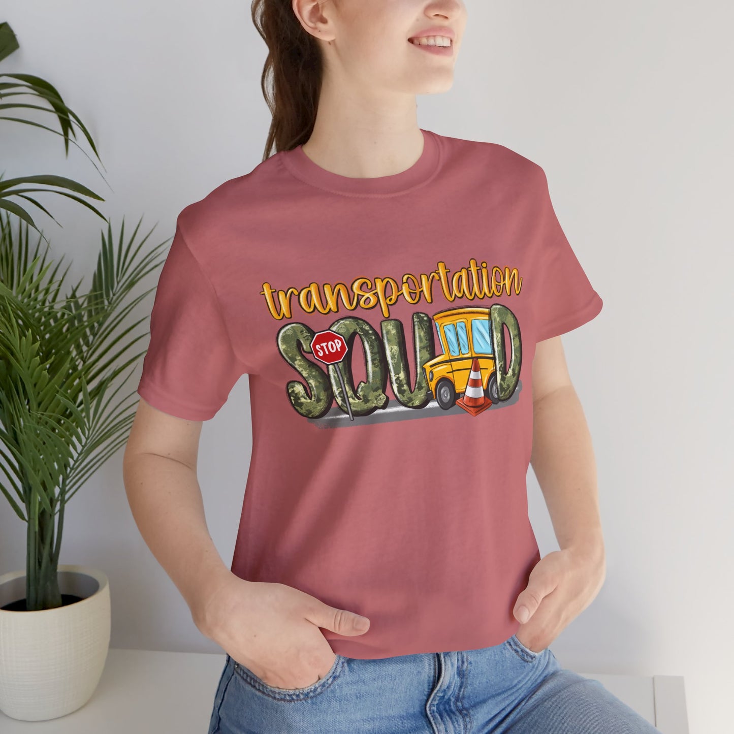 Funny Transportation Squad Unisex Jersey Tee