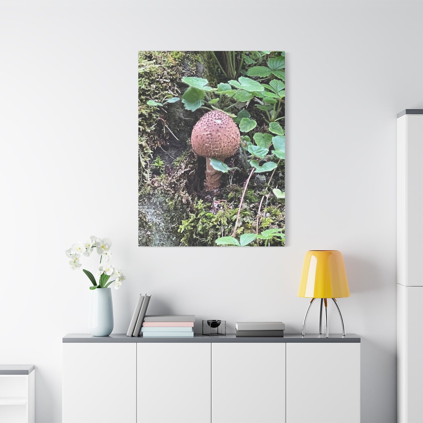 Nature-Inspired Mushroom Canvas Print - 1.25" Stretched Wall Art