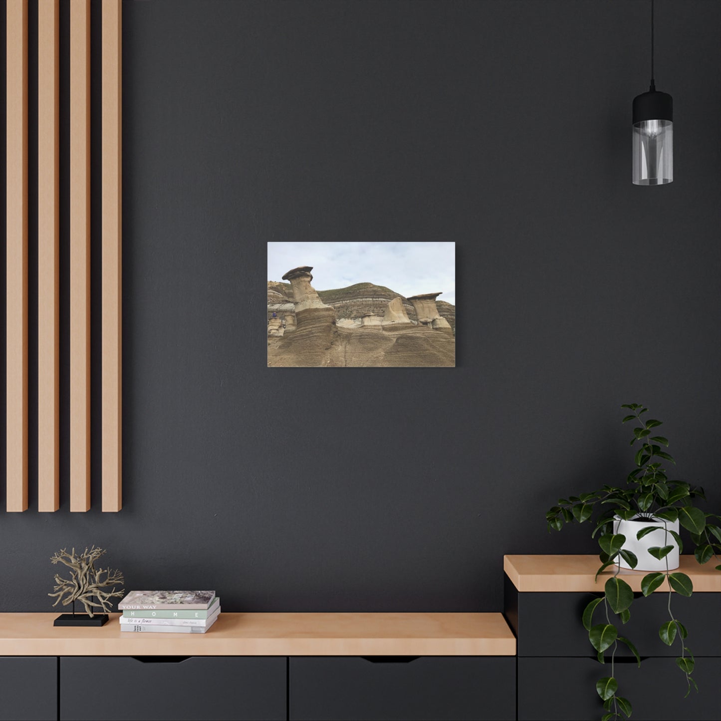 Elegant Landscape Canvas Art - Unique Rock Formations for Nature Lovers