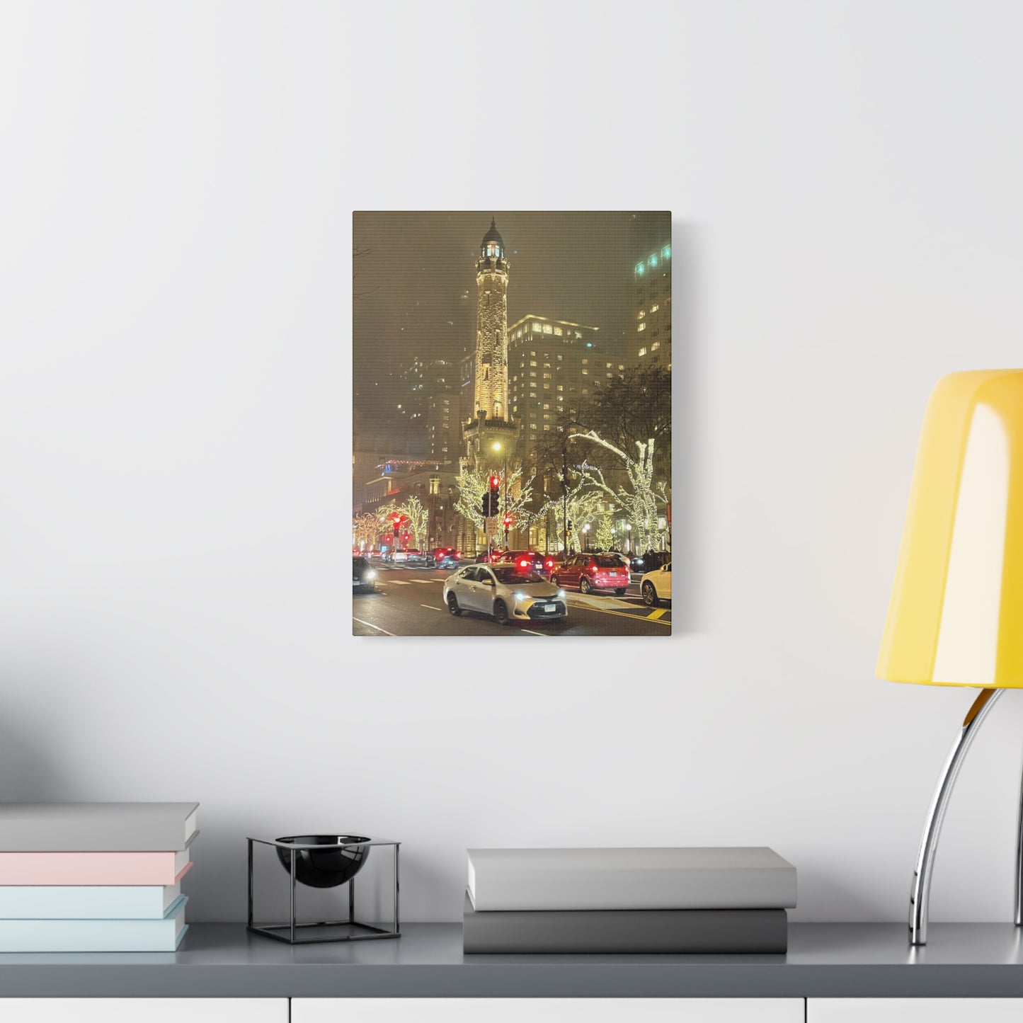 City Lights Wall Art - Water Tower