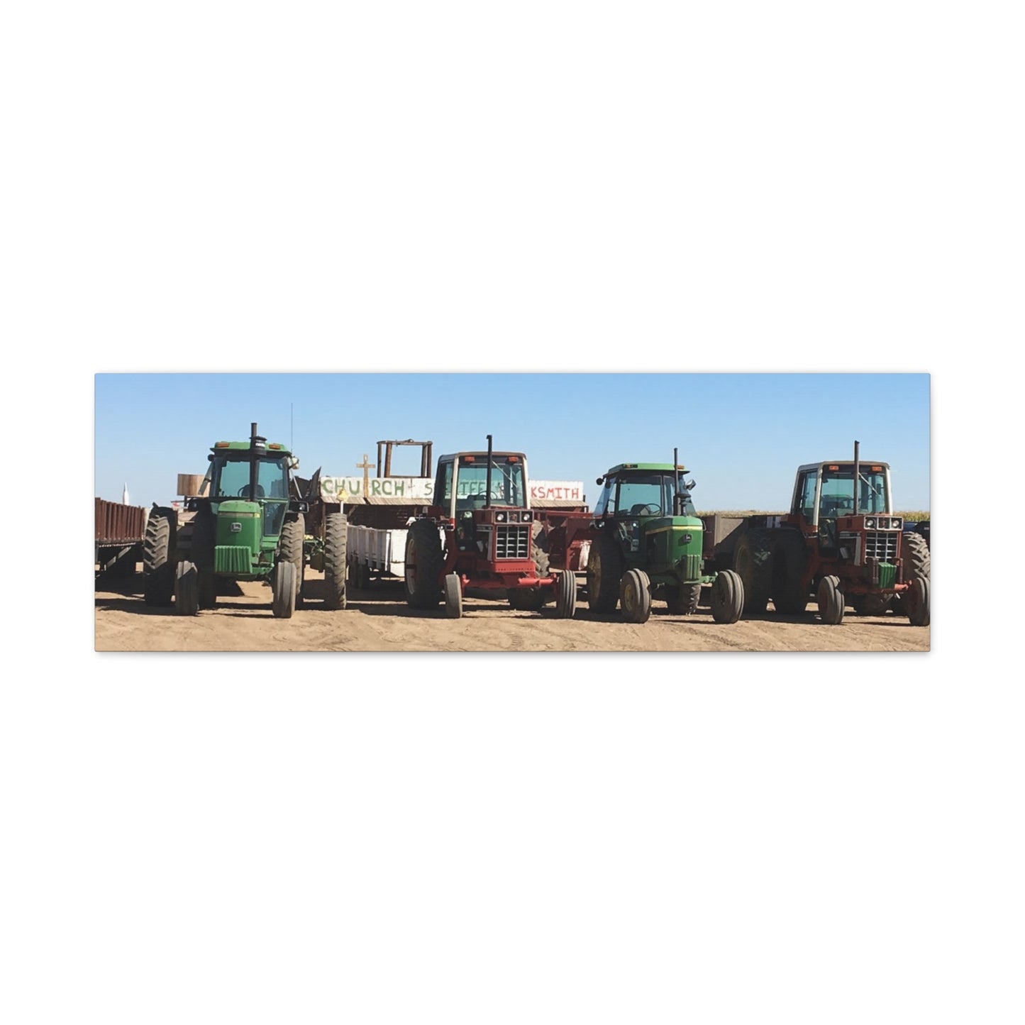 Farming Tractors Canvas Art - Stretched Matte Wall Decor