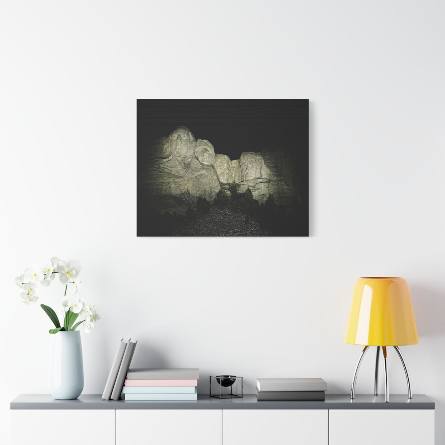 Mount Rushmore Matte Canvas Wall Art - Stretched, 1.25"