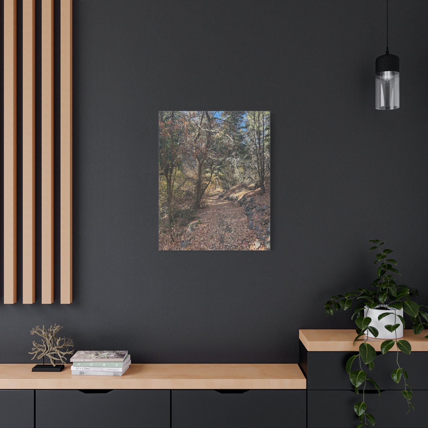Nature-Inspired Matte Canvas Art - Stretched Wall Decor