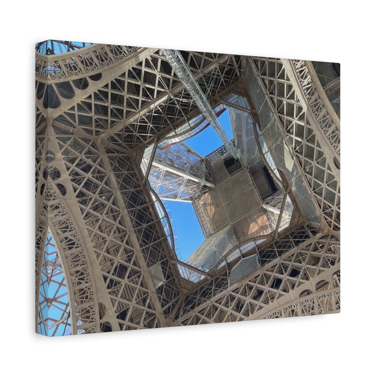 Eiffel Tower Canvas Art Print - Unique Architectural Home Decor