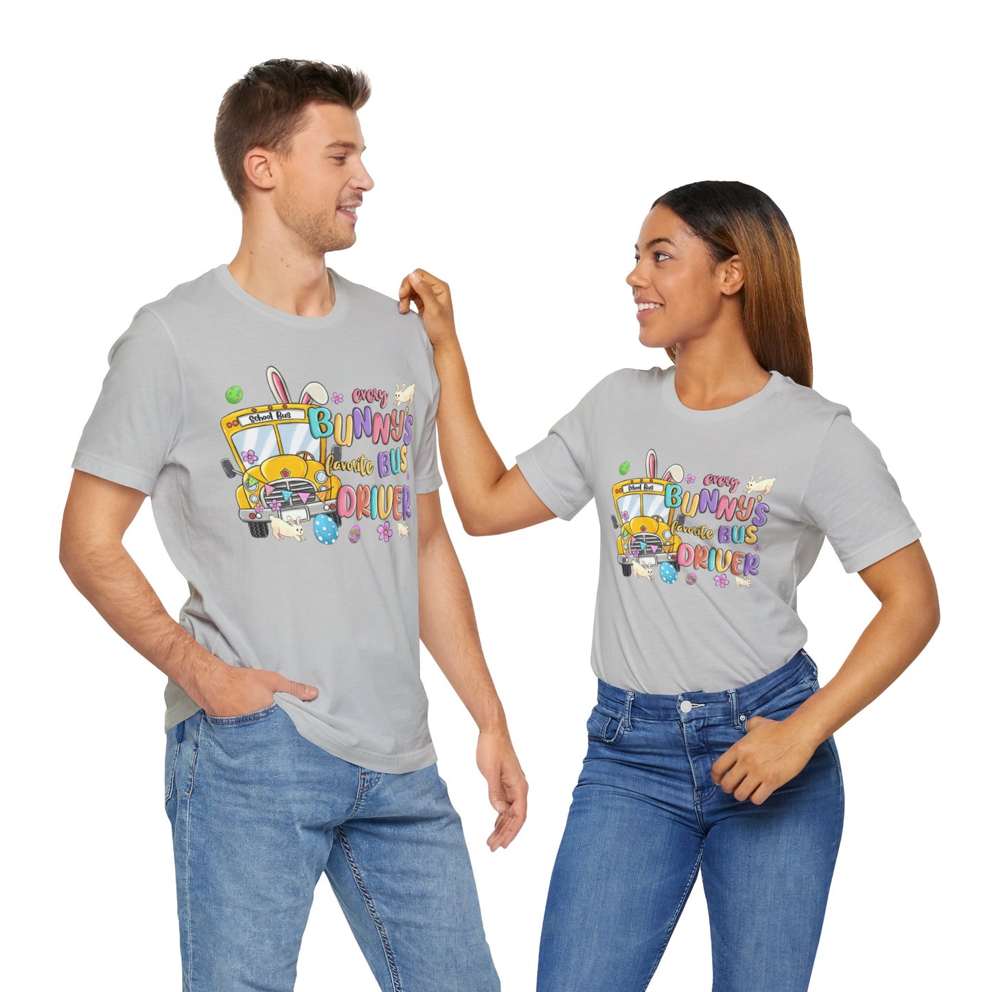 Every Bunny's Favorite Bus Driver Unisex Tee - Fun Easter T-Shirt for Kids and Adults