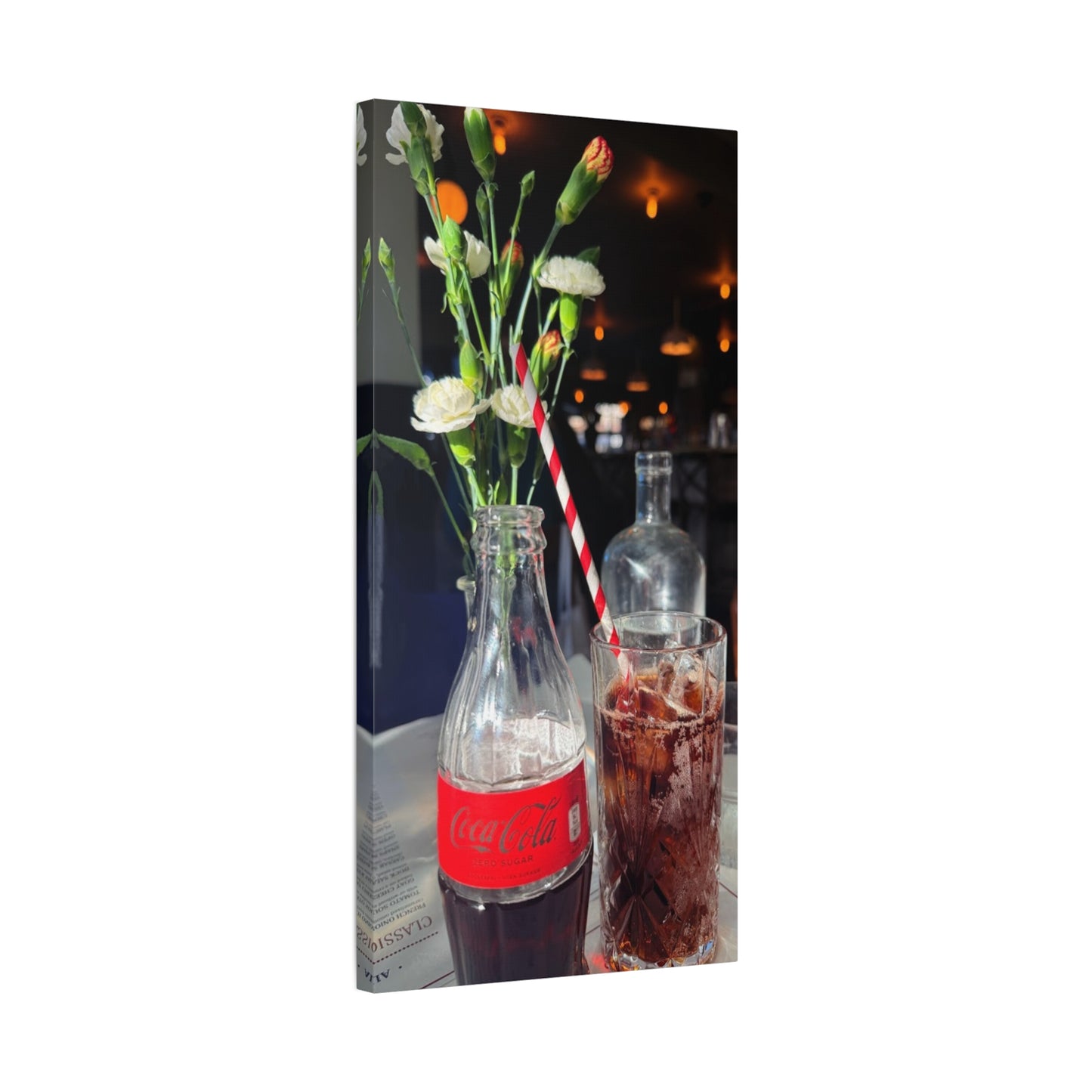 Retro Coca-Cola Canvas Wall Art - 1.25" Stretched Print for Home Decor