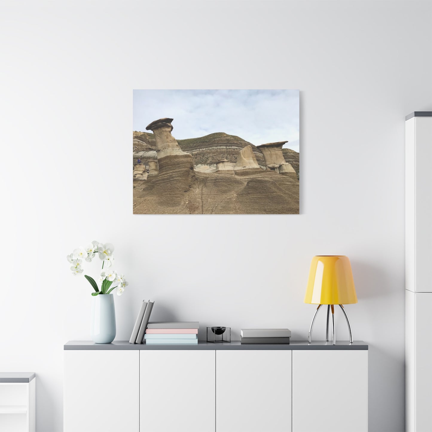 Elegant Landscape Canvas Art - Unique Rock Formations for Nature Lovers