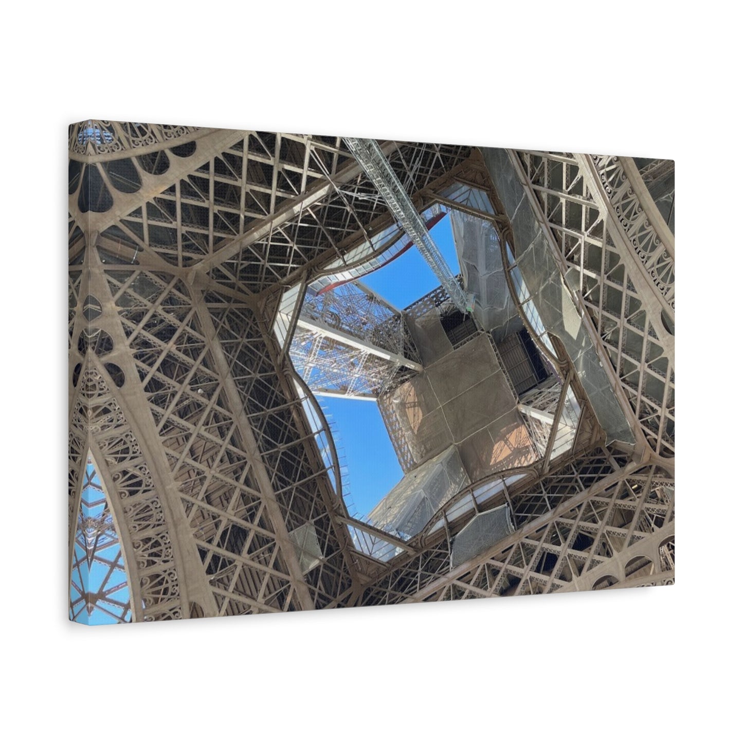 Eiffel Tower Canvas Art Print - Unique Architectural Home Decor