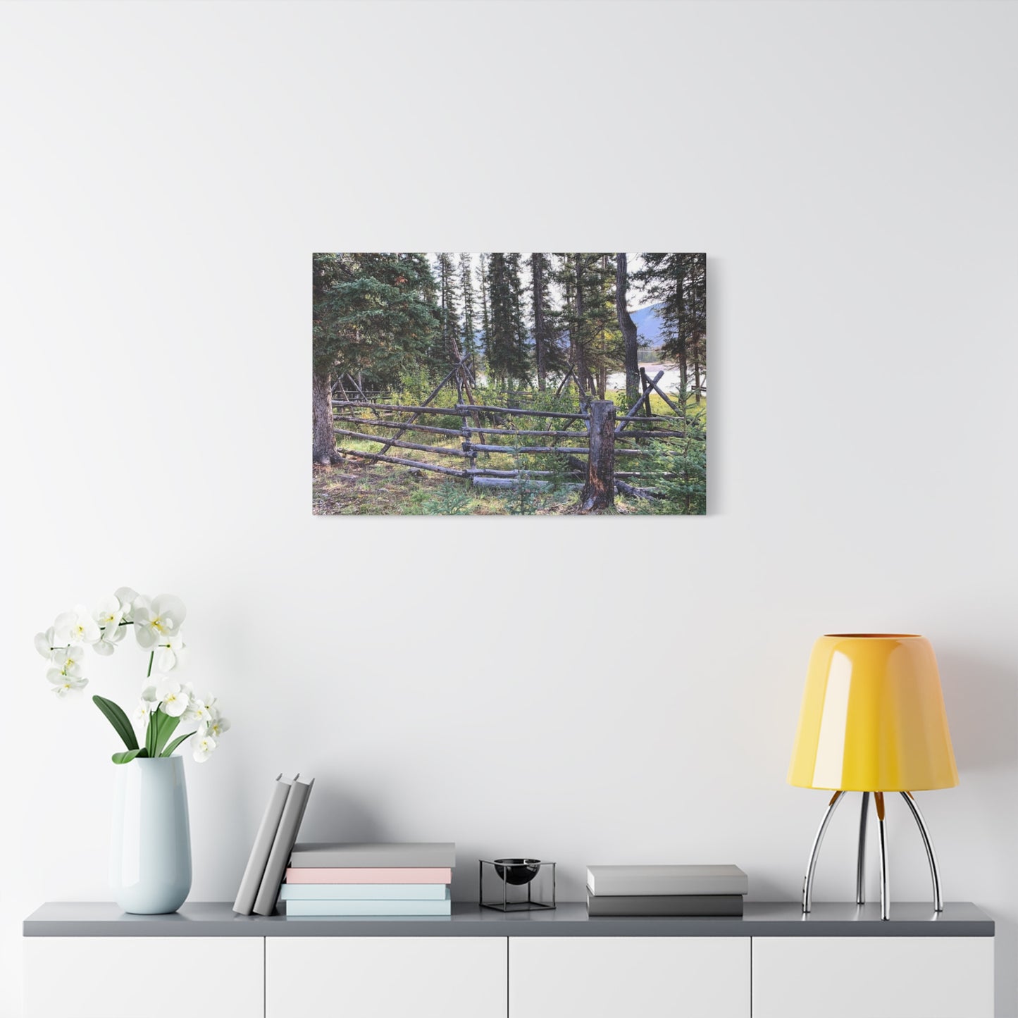 Nature-Inspired Wall Art Canvas Print - Tranquil Forest Scene
