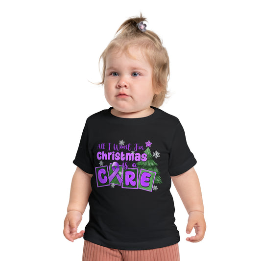 Pancreatic Cancer Cure Baby Short Sleeve T-Shirt