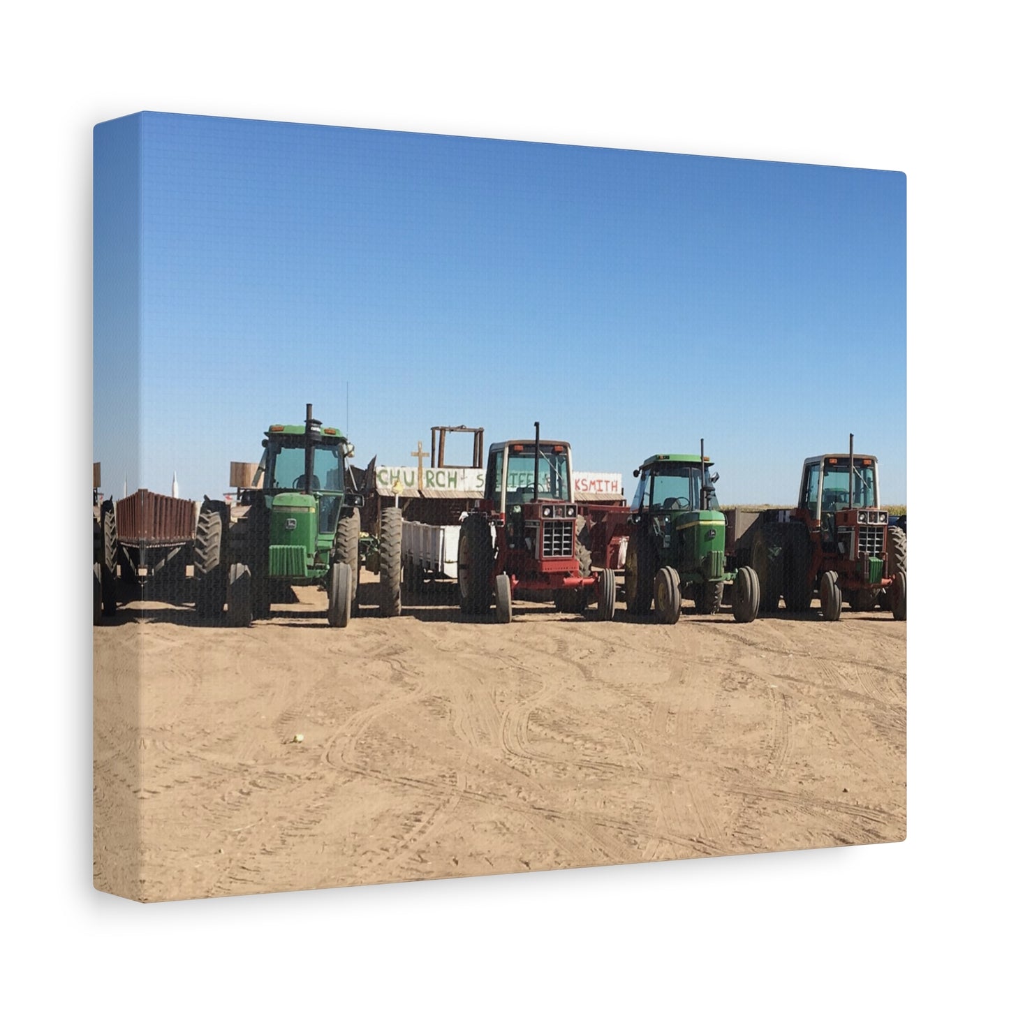 Farming Tractors Canvas Art - Stretched Matte Wall Decor