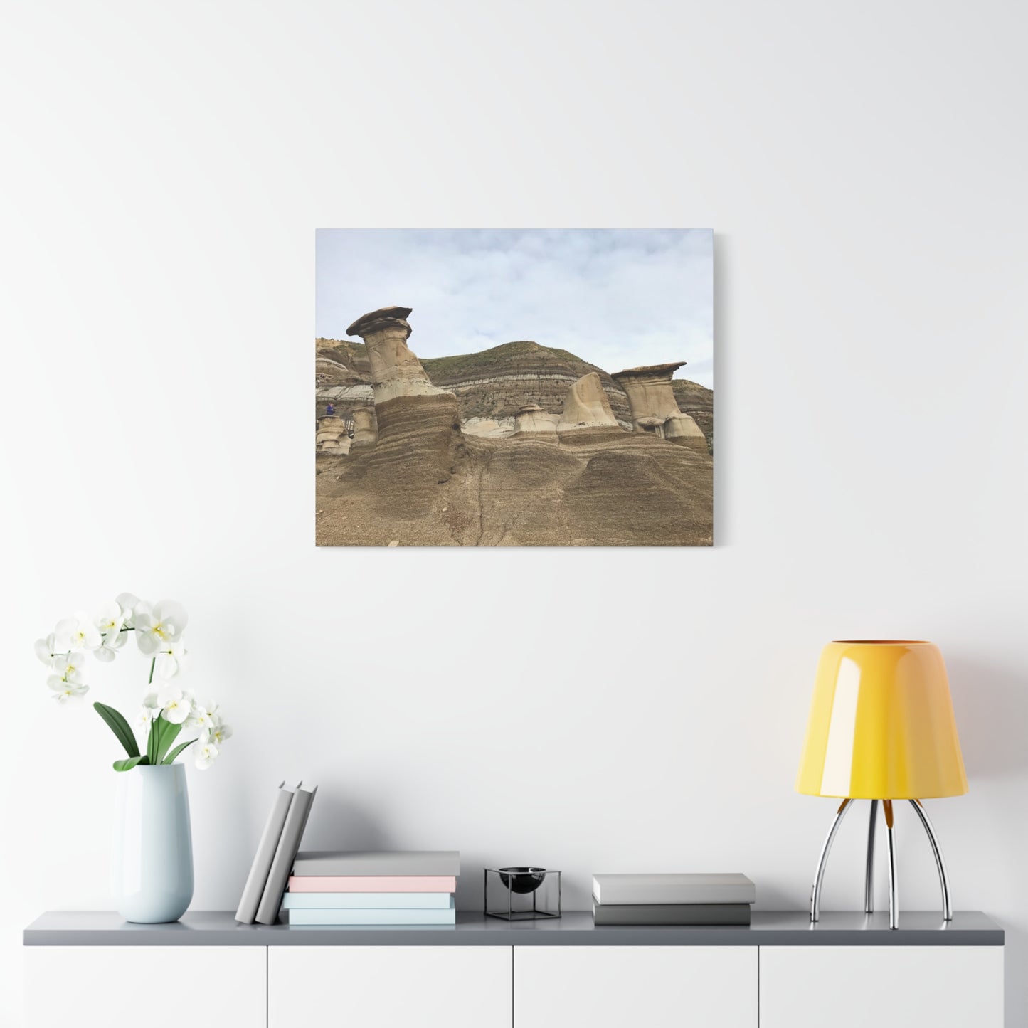 Elegant Landscape Canvas Art - Unique Rock Formations for Nature Lovers