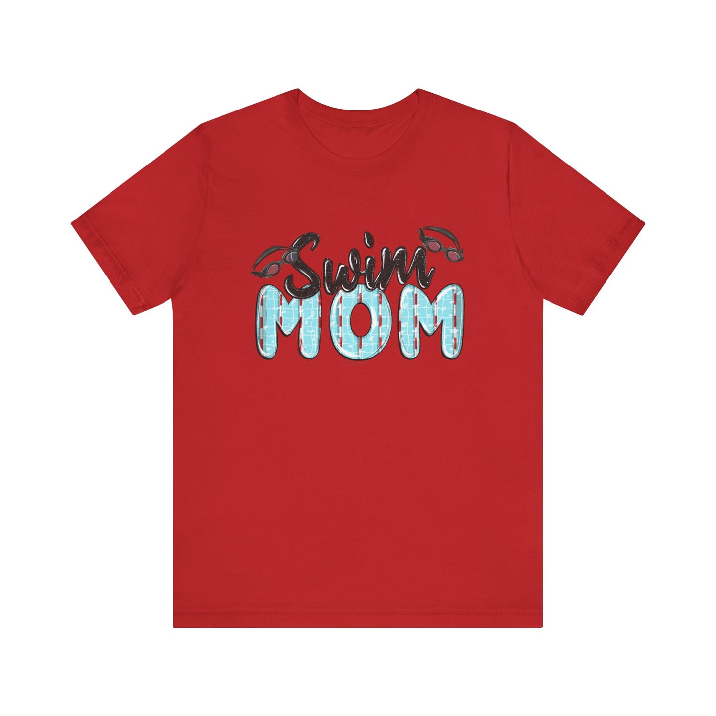 Swim Mom Unisex Jersey Tee - Perfect Gift for Aquatic Enthusiasts
