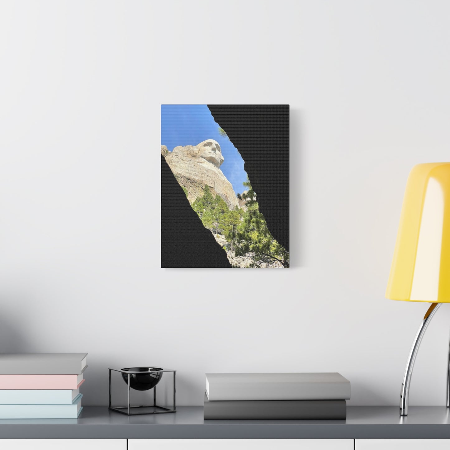 Mount Rushmore Matte Canvas Wall Art - Nature & History Decor