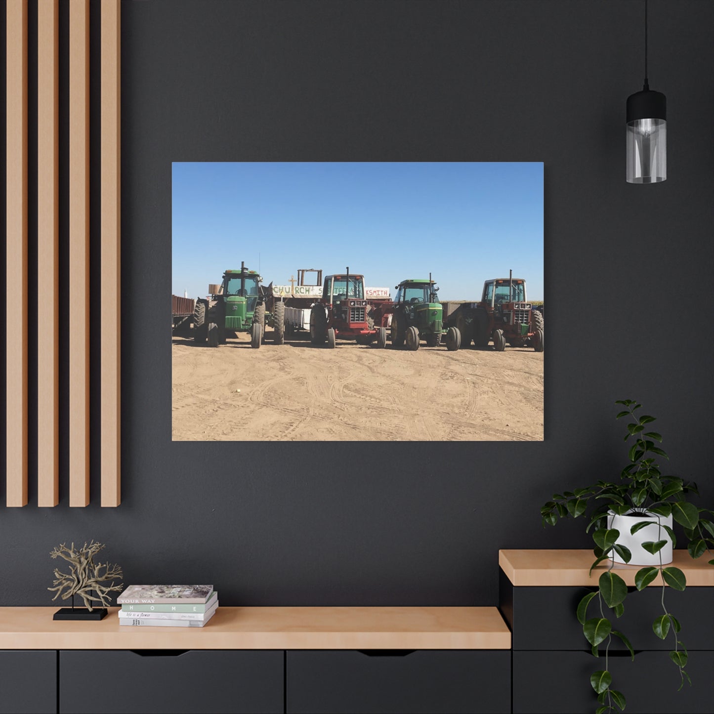 Farming Tractors Canvas Art - Stretched Matte Wall Decor