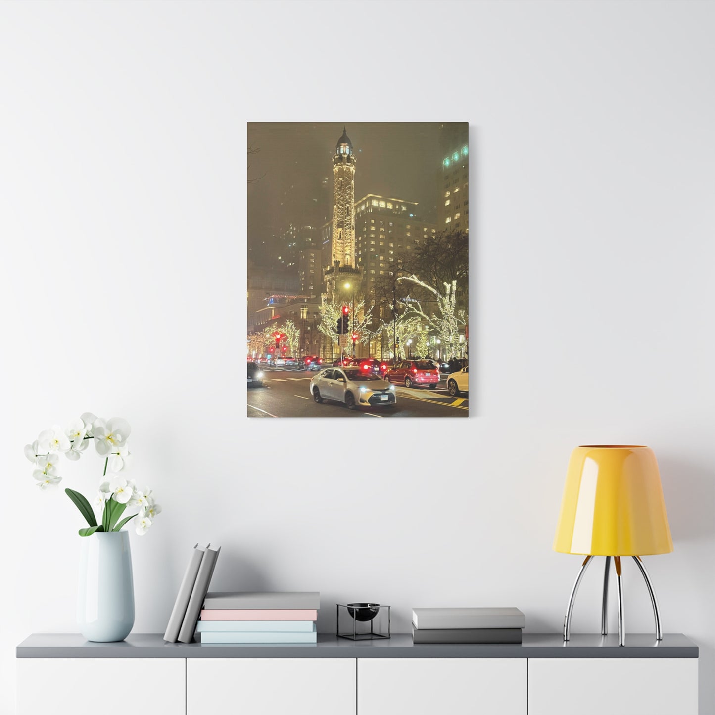 City Lights Wall Art - Water Tower
