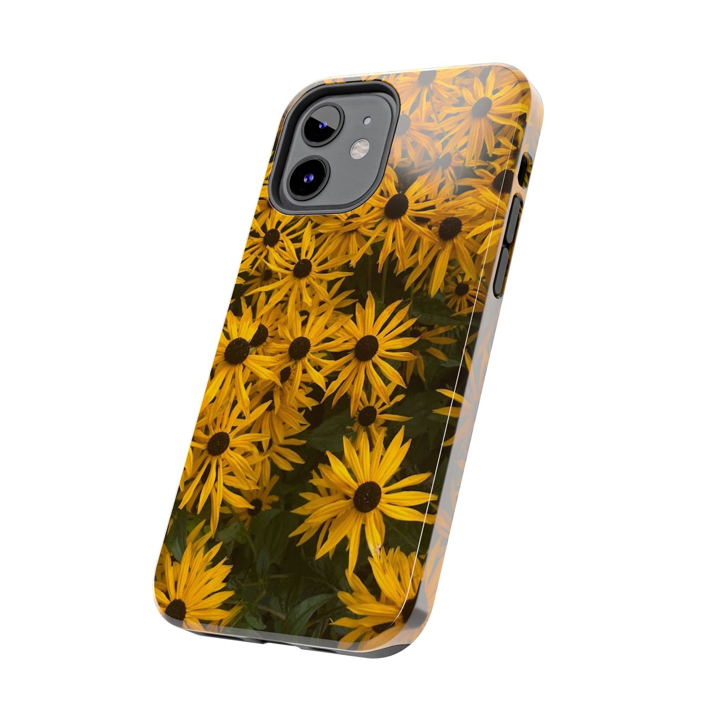 Vibrant Floral Tough Phone Case – Durable Protection with a Sunny Yellow Flower Design