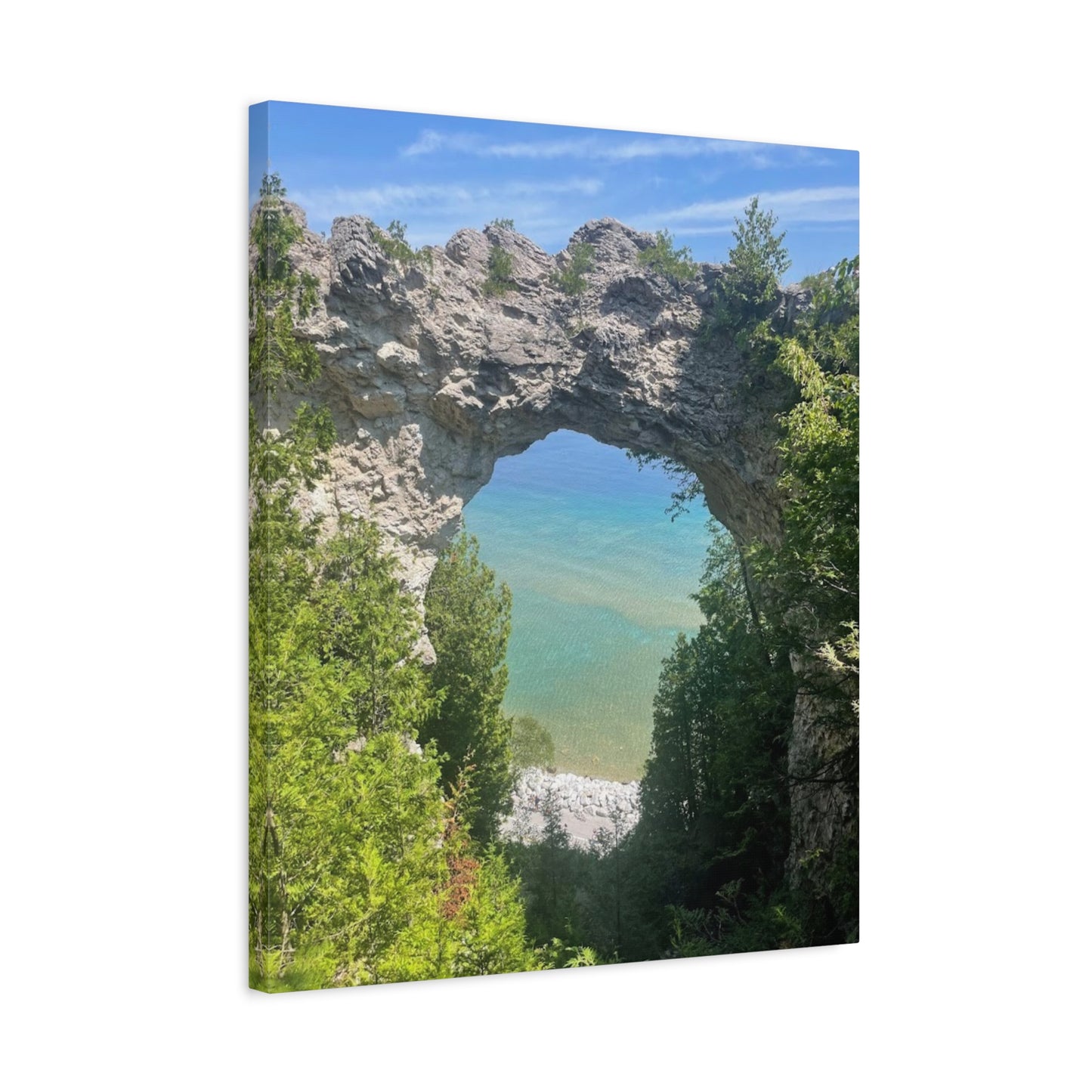 Scenic Nature Canvas - Arch Rock Artwork