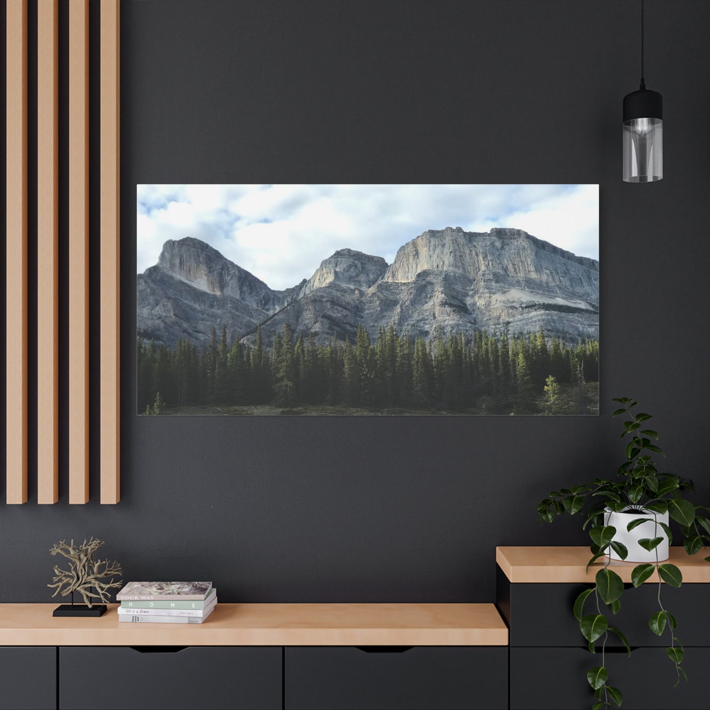 Mountain Landscape Canvas Wall Art