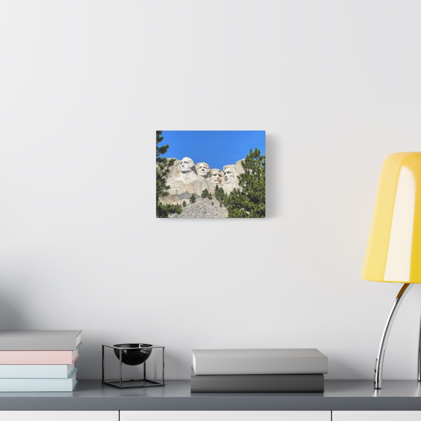 Rustic Mount Rushmore Canvas Art - Stretched Wall Decor